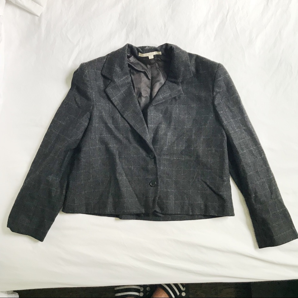 Vintage Perry Ellis Blazer w/ Light Stripes - Picture 5 of 8